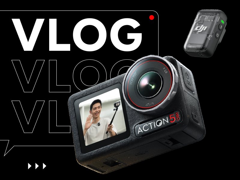 Osmo Action 5 Pro Vlog Bundle (DJI Mic 2)